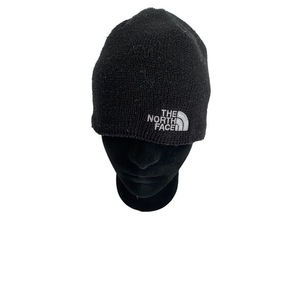 The North Face Black Cotton Knit Scull Cap OS - Picture 1 of 2